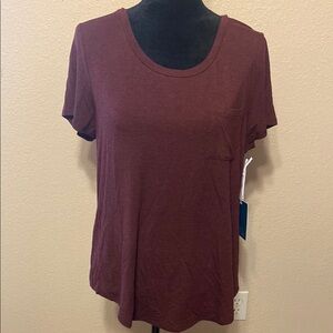 Market & Spruce Red Short Sleeve T-Shirt